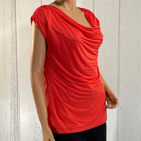 *Laundry by Shelli Segal Women's Layered Draped Sleeveless Top Sz L - Picture 1 of 10